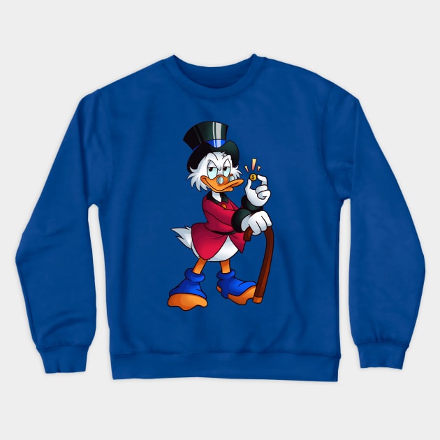 Scrooge McDuck! Crewneck Sweatshirt by IanDimas